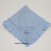 Dames zakdoek blauw BRODERIE